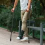 Underarmskrykker 10-niveau højdejusterbare vandrekrykker 1 par