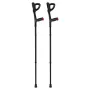 Forearm Crutches for Adults, Folding Walking Forearm Crutches with 10-Level Adjustable Height, Lightweight Aluminum Medical Crut