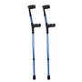 Forearm Crutches for Adults, 11-Level Height Adjustable Walking Crutches with 4-Level Upper Cuff, Lightweight Aluminum Medical S