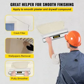 Dripsskumming Blade Putty Knife Combo 10/16/24in Finishing