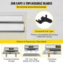 Drywall Skimming Blade Putty Knife Combo 25.4/40.6/61 cm Finishing Trowel Tool