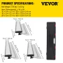 Drywall Skimming Blade Putty Knife Combo 25.4/40.6/61 cm Finishing Trowel Tool