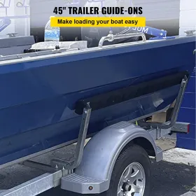 Boat Trailer Guide-on 45" Ï€-shape Trailer Guide on w/Carpet-padded Boards