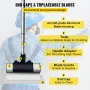 Drywall Skimming Blade Putty Knife Combo 25.4/40.6/61 cm Trowel Tool w/ Handle