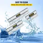 Drywall Skimming Blade Putty Knife Combo 25.4/40.6/61 cm Trowel Tool w/ Handle