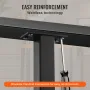 Kabelrækværk efter 36x1.5x1.5in stålrækværk uden huller 1 stk