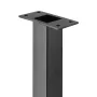 Cable Railing Post, 36" x 1.5" x 1.5" Steel Level Deck Railing Post Without Holes, SUS304 Stainless Steel Cable Rail Post, Stair