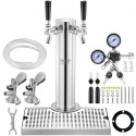Dobbelthaner Kegerator Tower Kit Kegerator Beer Tower & A-System Keg Coupler