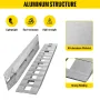 84 "X14" Aluminiumsbelastningsramper 6000 kg bil trailer Truck