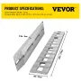 84 "X14" Aluminiumsbelastningsramper 6000 kg bil trailer Truck
