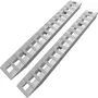 213.4 cm x 35.6 cm Aluminum Loading Ramps 2721.6 kg Car Trailer Truck Hook End 1 Pair