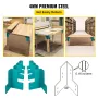 8PCS Workbench Corner Bracket Kit 4mm Robust stålbeslag