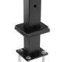 Cable Railing Post, 42" x 1" x 2" Steel Horizontal Hole Deck Railing Post, 12 Pre-Drilled Holes, SUS304 Stainless Steel Cable Ra