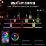 LED Lighted Liquor Bottle Display Bar Shelf RF & App Control 101.6 cm 3-Step