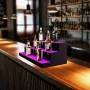 LED oplyst spiritusflaske Display Bar Shelf RF & App Control 40