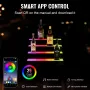 LED oplyst spiritusflaske Display Bar Shelf RF & App Control 16