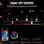 LED oplyst spiritusflaske Display Bar Shelf RF & App Control 60