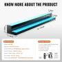 LED oplyst spiritusflaske Display Bar Shelf RF & App Control 60