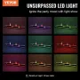 LED Lighted Liquor Bottle Display, 2 Tiers 72 Inch Commercial Illuminated Home Bar Shelf, 2 Steps Whiskey Rack Stand, Acrylic Dr