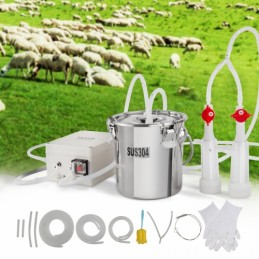 Goat Milking Machine Goat Milker 3 L 304 Stainless Steel Bucket Portable