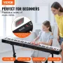88 Key Digital Piano Keyboard, Semi Weighted Keys, Full Size Electric Portable Keyboard Piano Set with 1000 Tones Built-In Speak