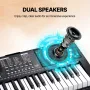 88 Key Digital Piano Keyboard Semi Weighted Full Større