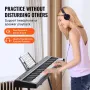 88 Key Digital Piano Keyboard, Semi Weighted Keys, Full Size Electric Portable Keyboard Piano Set with 1000 Tones Built-In Speak