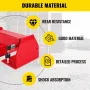 Cargo Container Lock 9.84"-17.32" Locking Distance Semi Truck Door Locks with 2 Keys Shipping Container Accessories Red Powder-c