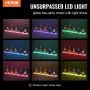 Vægmonteret LED-oplyst spiritusflaske Display Home Bar Shelf 40