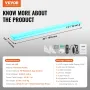 LED Lighted Liquor Bottle Display, 1 Tier 40 Inch Wall Mounted Whiskey Rack Stand, 1 Step Commercial Illuminated Home Bar Shelf,
