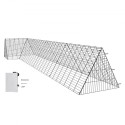 Chicken Tunnels, 157.5 x 39.4 x 24.2 inch(LxWxH) Chicken Tunnels for Yard, Portable Chicken Tunnels for Outside with Corner