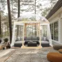 Sports Tent, 4-8 People, Instant Pop-Up Tent Shelter Weatherproof Pod, Outdoor Bubble Clear View Tent, Climate Canopy Shelter fo