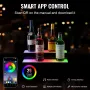 LED oplyst spiritusflaske Display Bar Shelf RF & App Control 16