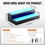 LED oplyst spiritusflaske Display Bar Shelf RF & App Control 16