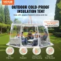 Sports Tent, 8-10 People, Instant Pop-Up Tent Shelter Weatherproof Pod, Outdoor Bubble Clear View Tent, Climate Canopy Shelter f