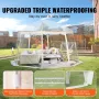 Sports Tent, 8-10 People, Instant Pop-Up Tent Shelter Weatherproof Pod, Outdoor Bubble Clear View Tent, Climate Canopy Shelter f