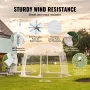 Sports Tent, 8-10 People, Instant Pop-Up Tent Shelter Weatherproof Pod, Outdoor Bubble Clear View Tent, Climate Canopy Shelter f