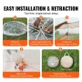 Sports Tent, 8-10 People, Instant Pop-Up Tent Shelter Weatherproof Pod, Outdoor Bubble Clear View Tent, Climate Canopy Shelter f