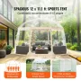 Sports Tent, 8-10 People, Instant Pop-Up Tent Shelter Weatherproof Pod, Outdoor Bubble Clear View Tent, Climate Canopy Shelter f