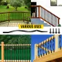 Deck Balusters Metal Deck Spindles 51 Pack 32.25inch Iron Stair Railing