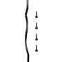 Deck Balusters Metal Deck Spindles 51 Pack 32.25inch Iron Stair Railing