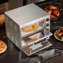 Commercial Countertop Pizza Oven Electric Pizza Oven for 40.6 cm Pizza Indoor