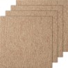 Carpet Tiles Reusable, 20"x 20" Carpet Squares With Padding Attached, Soft Padded Carpet Tiles, Easy Install DIY for Bedroom