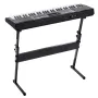 61 Key Digital Keyboard Piano, Lighted Keys, Electric Portable Piano with Adjustable Stand 600 Tones 500 Rhythms Built-In Speake