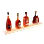 Vægmonteret LED-oplyst spiritusflaske Display Home Bar Shelf 30
