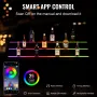 LED oplyst spiritusflaske Display Bar Shelf RF & App Control 48