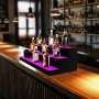 LED Lighted Liquor Bottle Display Bar Shelf RF & App Control 121.9 cm 3-Step