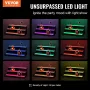 LED oplyst spiritusflaske Display Bar Shelf RF & App Control 24
