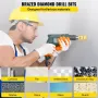Diamond Drill Bits 4pcs Diamond Hole Saw 25/35/50/68 mm