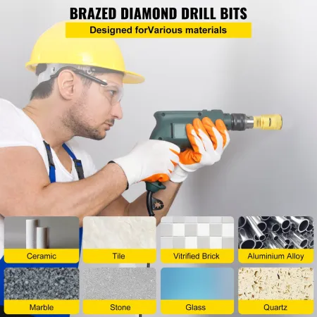 Diamond Drill Bits 4pcs Diamond Hole Saw 25/35/50/68 mm